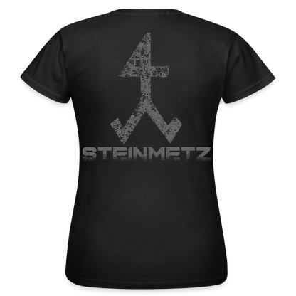 Frauen T-Shirt "Steinmetz" Schwarz Frauen T-Shirt