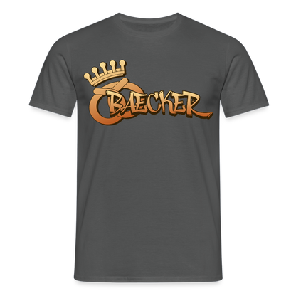 Unisex T-Shirt "Bäcker" Anthrazit Männer T-Shirt