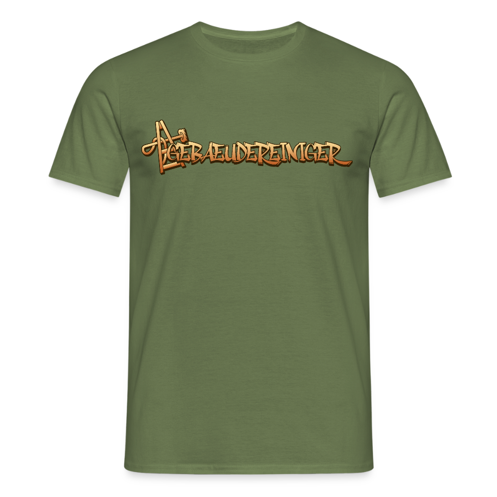 Unisex T-Shirt "Gebäudereiniger" Militärgrün Männer T-Shirt