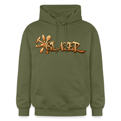 Gildan Unisex Softstyle® "Glaser" Militärgrün Gildan Unisex Softstyle® Midweight Hoodie