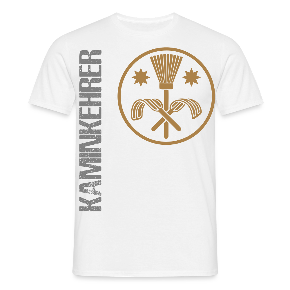 Unisex T-Shirt "Kaminkehrer" Weiß Männer T-Shirt