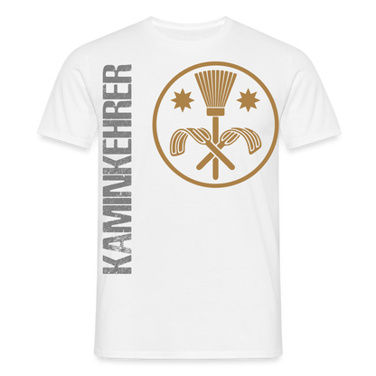 Unisex T-Shirt "Kaminkehrer" Weiß Männer T-Shirt