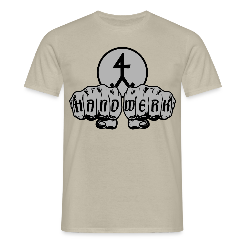 Unisex T-Shirt "Steinmetz" Sandbeige Männer T-Shirt
