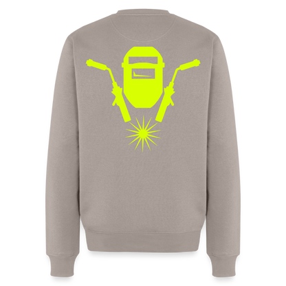 Unisex Premium Pullover "Schweisser" neongelb Männer Premium Pullover