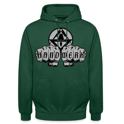 Unisex Hoodie "Stuckateur" Flaschengrün Unisex Hoodie