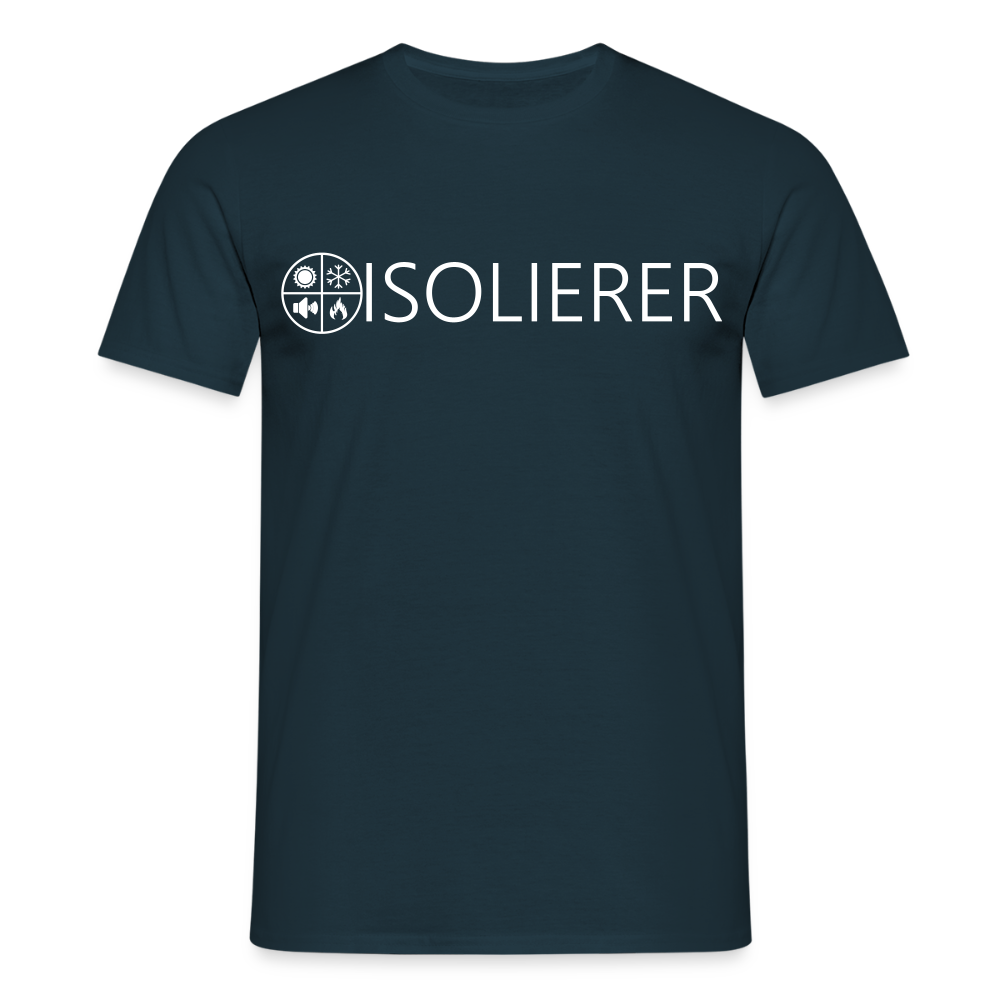 Unisex T-Shirt "Isolierer" Navy Männer T-Shirt