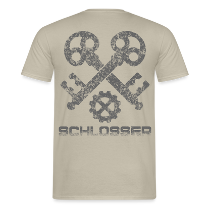 Unisex T-Shirt "Schlosser" Sandbeige Männer T-Shirt