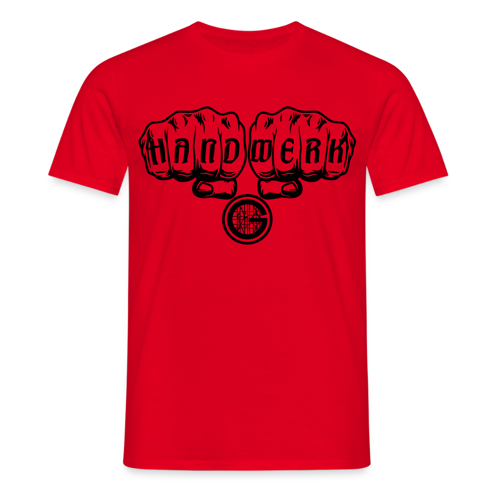 Unisex T-Shirt "Gerüstbauer" - Rot