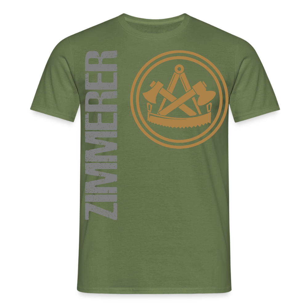 Unisex T-Shirt "Zimmerer" Militärgrün Männer T-Shirt