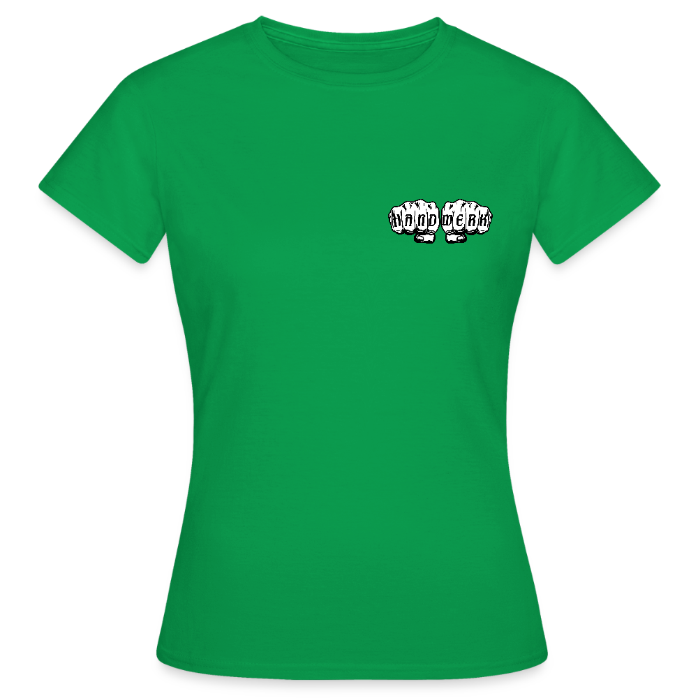 Frauen T-Shirt "Metallbauerin" (beidseitig bedruckt) - Kelly Green