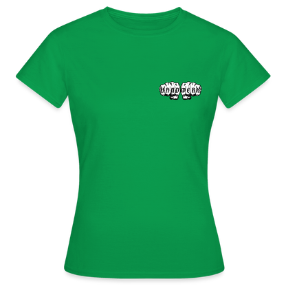 Frauen T-Shirt "Metallbauerin" (beidseitig bedruckt) - Kelly Green