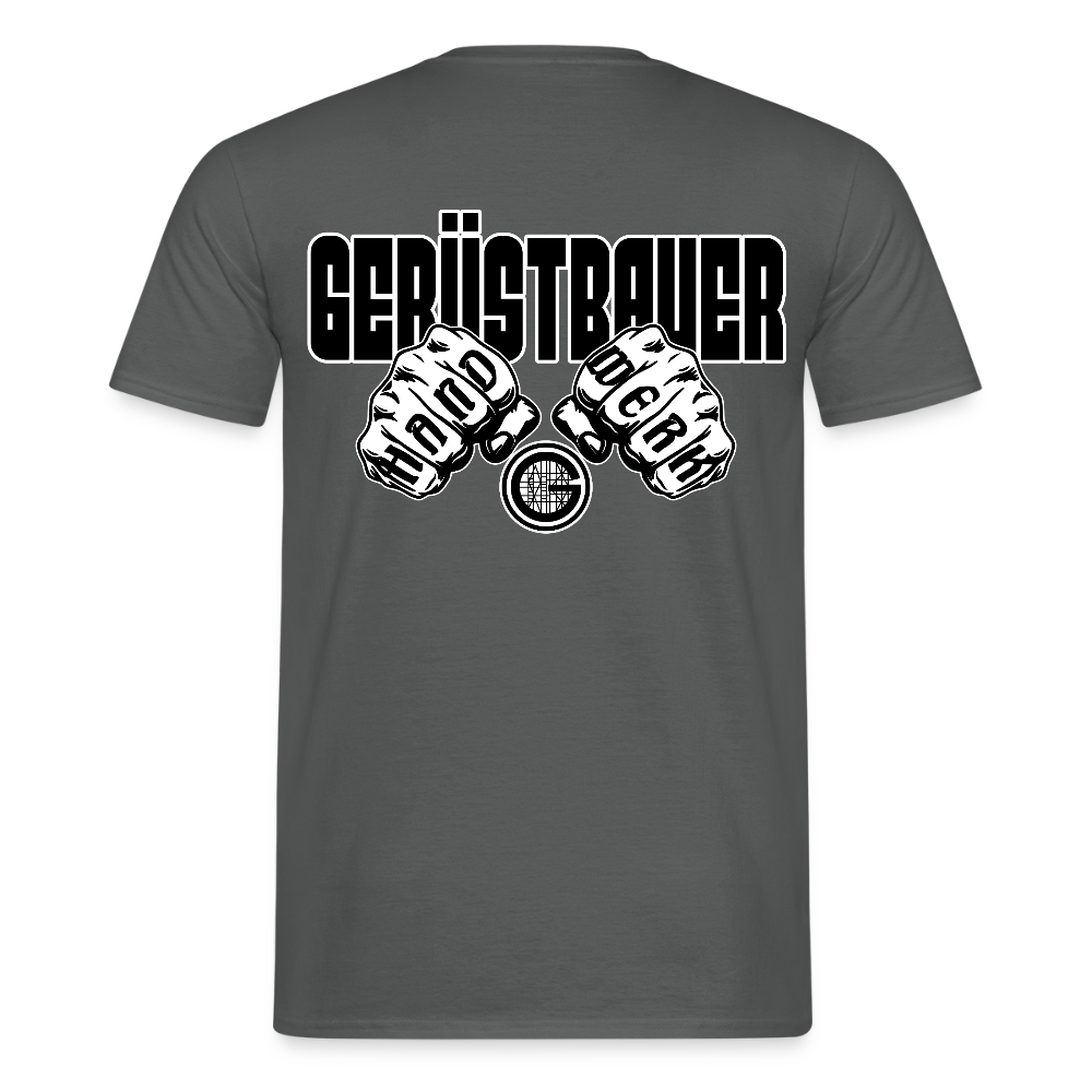 Unisex T-Shirt "Gerüstbauer" Anthrazit Männer T-Shirt