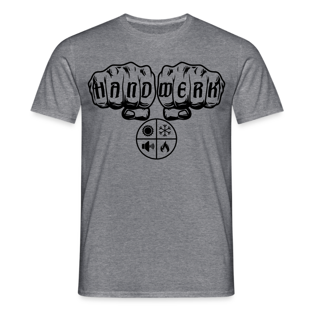 Unisex T-Shirt "Isolierer" Graphit meliert Männer T-Shirt