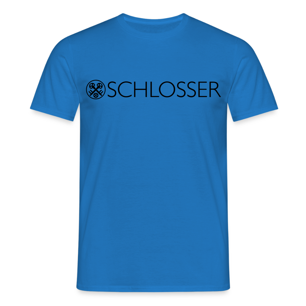 Unisex T-Shirt "Schlosser" - Royalblau