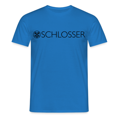 Unisex T-Shirt "Schlosser" Royalblau Männer T-Shirt