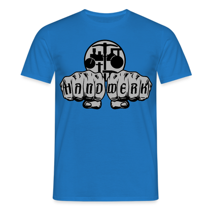 Unisex T-Shirt "Strassenbauer" Royalblau Männer T-Shirt