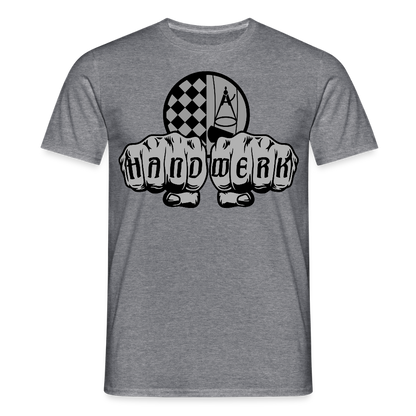 Unisex T-Shirt "Bodenleger" Graphit meliert Männer T-Shirt