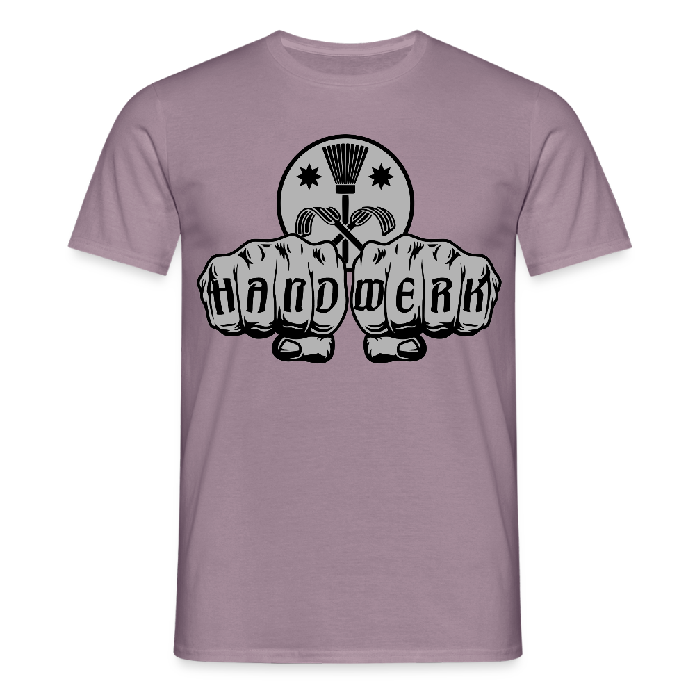 Unisex T-Shirt "Schornsteinfeger" Lilagrau Männer T-Shirt