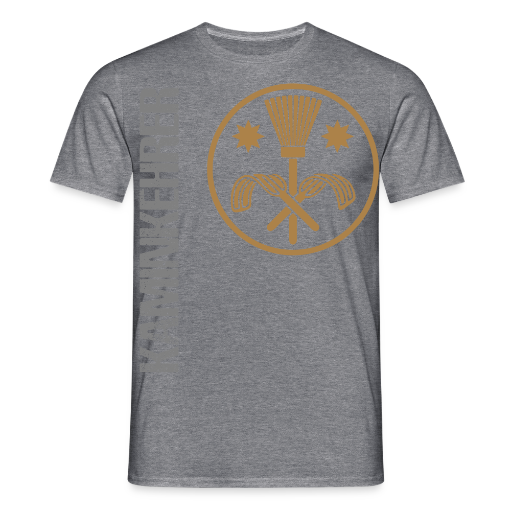 Unisex T-Shirt "Kaminkehrer" Graphit meliert Männer T-Shirt