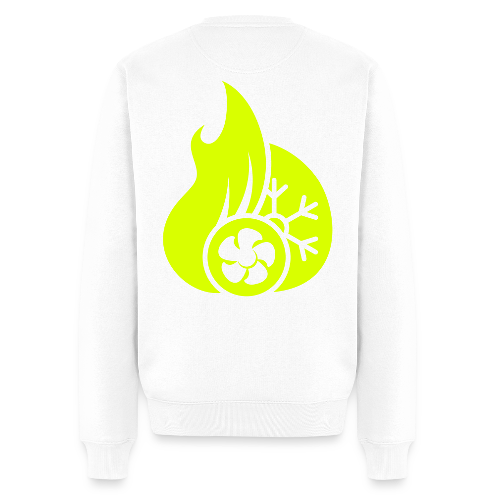 Unisex Premium Pullover "Klimatechniker" neongelb Männer Premium Pullover