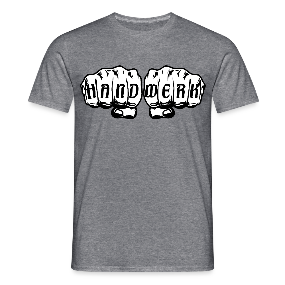 Unisex T-Shirt "Handwerk" Graphit meliert Männer T-Shirt