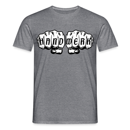 Unisex T-Shirt "Handwerk" Graphit meliert Männer T-Shirt