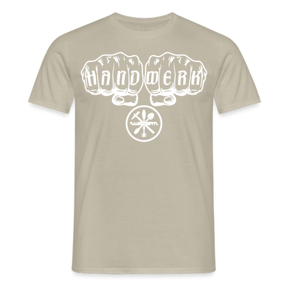 Unisex T-Shirt "Glaser" Sandbeige Männer T-Shirt