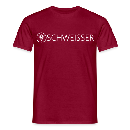 Unisex T-Shirt "Schweisser" Ziegelrot Männer T-Shirt