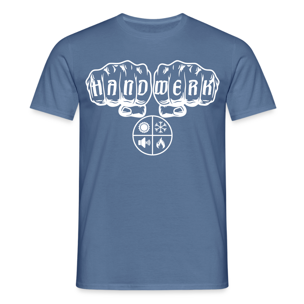 Unisex T-Shirt "Isolierer" Taubenblau Männer T-Shirt