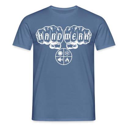 Unisex T-Shirt "Isolierer" Taubenblau Männer T-Shirt