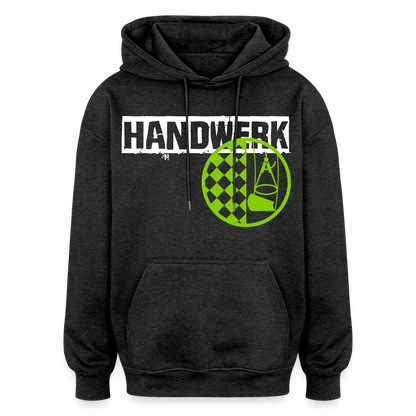 Oversized Unisex Hoodie "Bodenleger" Anthrazit Oversized Unisex Hoodie