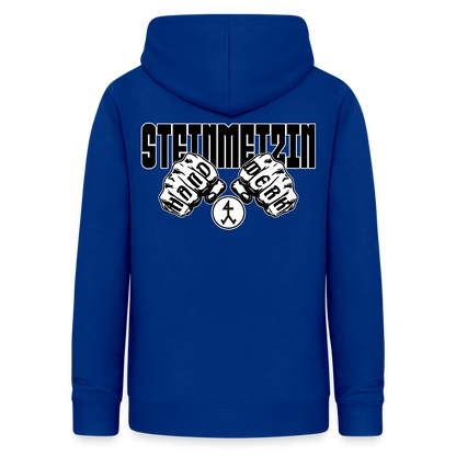Frauen Hoodie "Steinmetzin" (beidseitig beruckt) Royalblau Frauen Hoodie