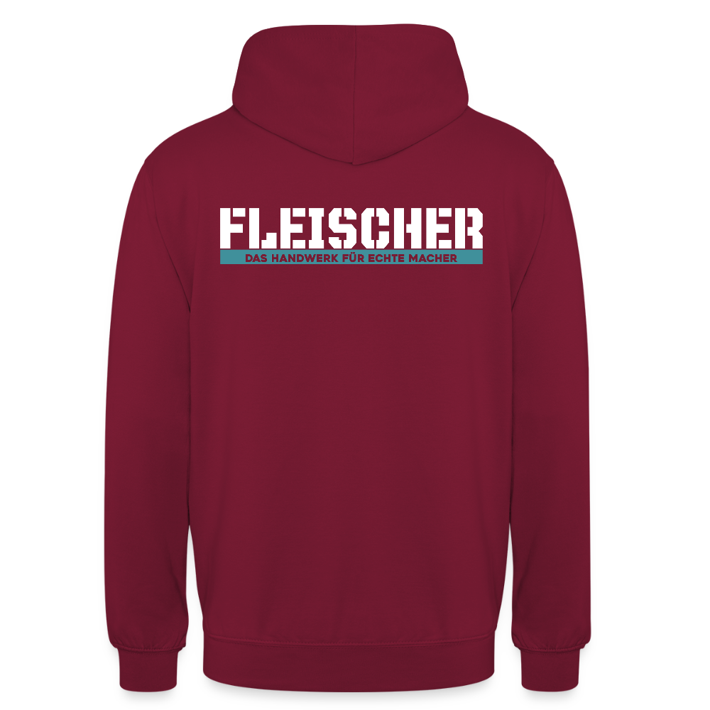 Unisex Hoodie HW-300 | MACHER "Fleischer" Bordeaux Unisex Hoodie {{ color }}