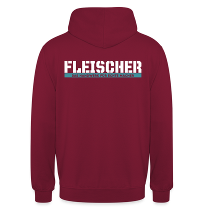 Unisex Hoodie HW-300 | MACHER "Fleischer" Bordeaux Unisex Hoodie {{ color }}