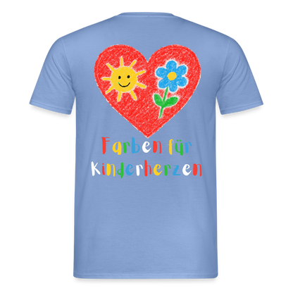 Unisex T-Shirt "Farben für Kinderherzen" (beidseitig bedruckt) Männer T-Shirt