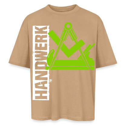 Oversized Unisex T-Shirt "Schreiner/Tischler" Beige Oversized Unisex T-Shirt