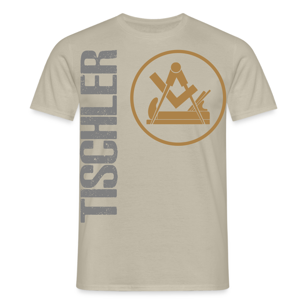 Unisex T-Shirt "Tischler" Sandbeige Männer T-Shirt