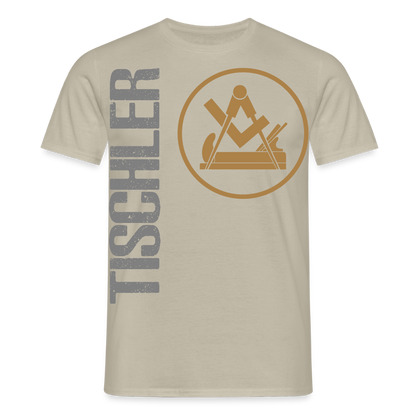 Unisex T-Shirt "Tischler" Sandbeige Männer T-Shirt