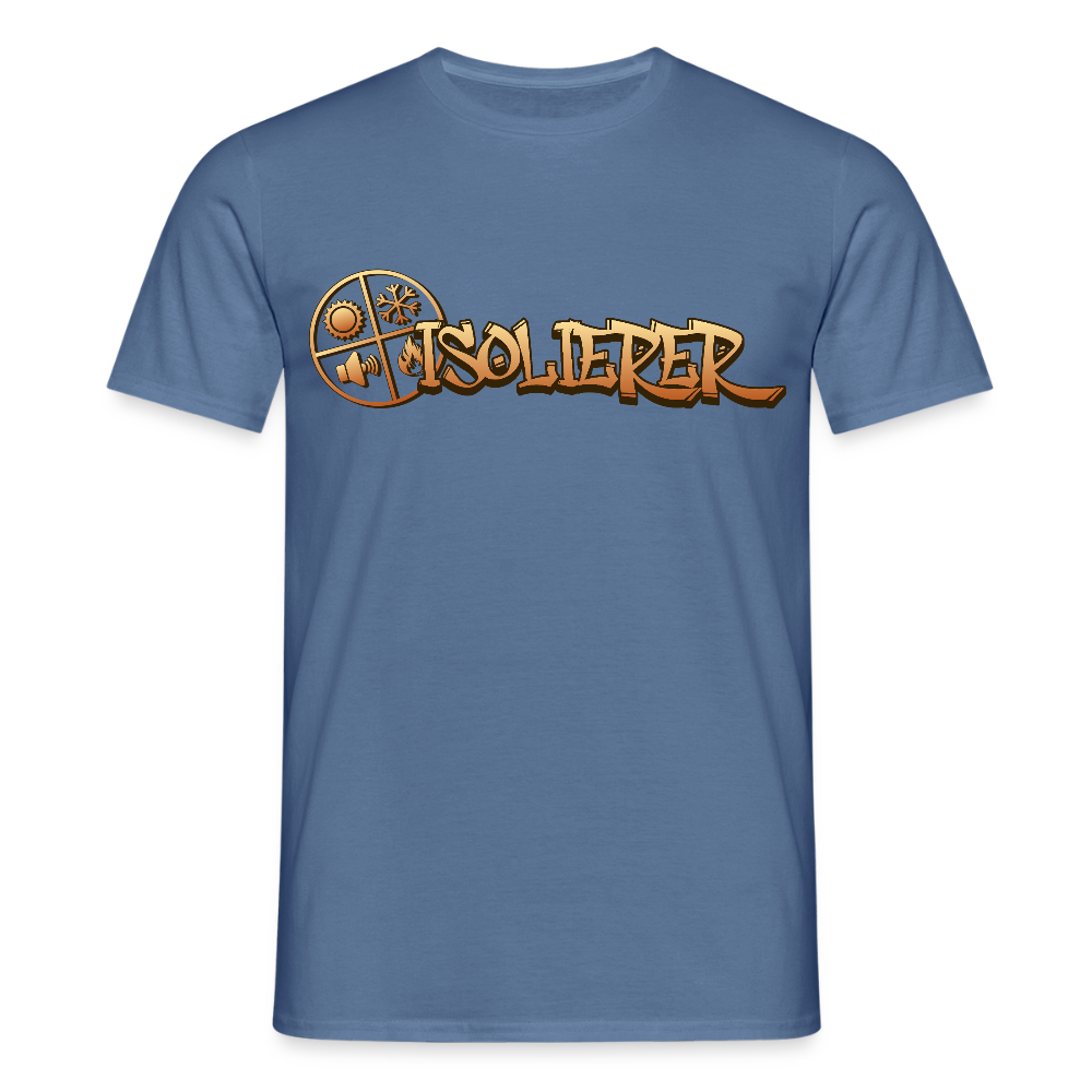 Unisex T-Shirt "Isolierer" Taubenblau Männer T-Shirt