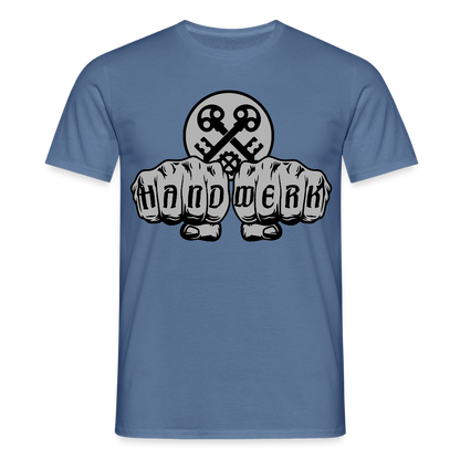 Unisex T-Shirt "Schlosser" Taubenblau Männer T-Shirt