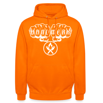 Unisex Hoodie "Heizungsbauer" Orange Unisex Hoodie