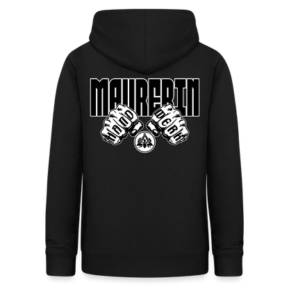 Frauen Hoodie "Maurerin" (beidseitig beruckt) Schwarz Frauen Hoodie