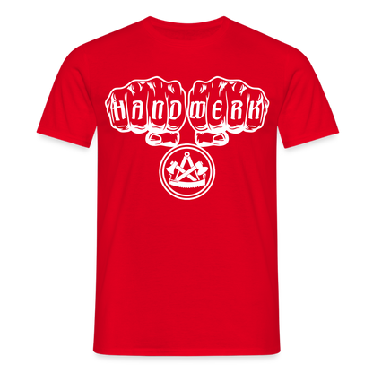 Unisex T-Shirt "Zimmermann" Rot Männer T-Shirt