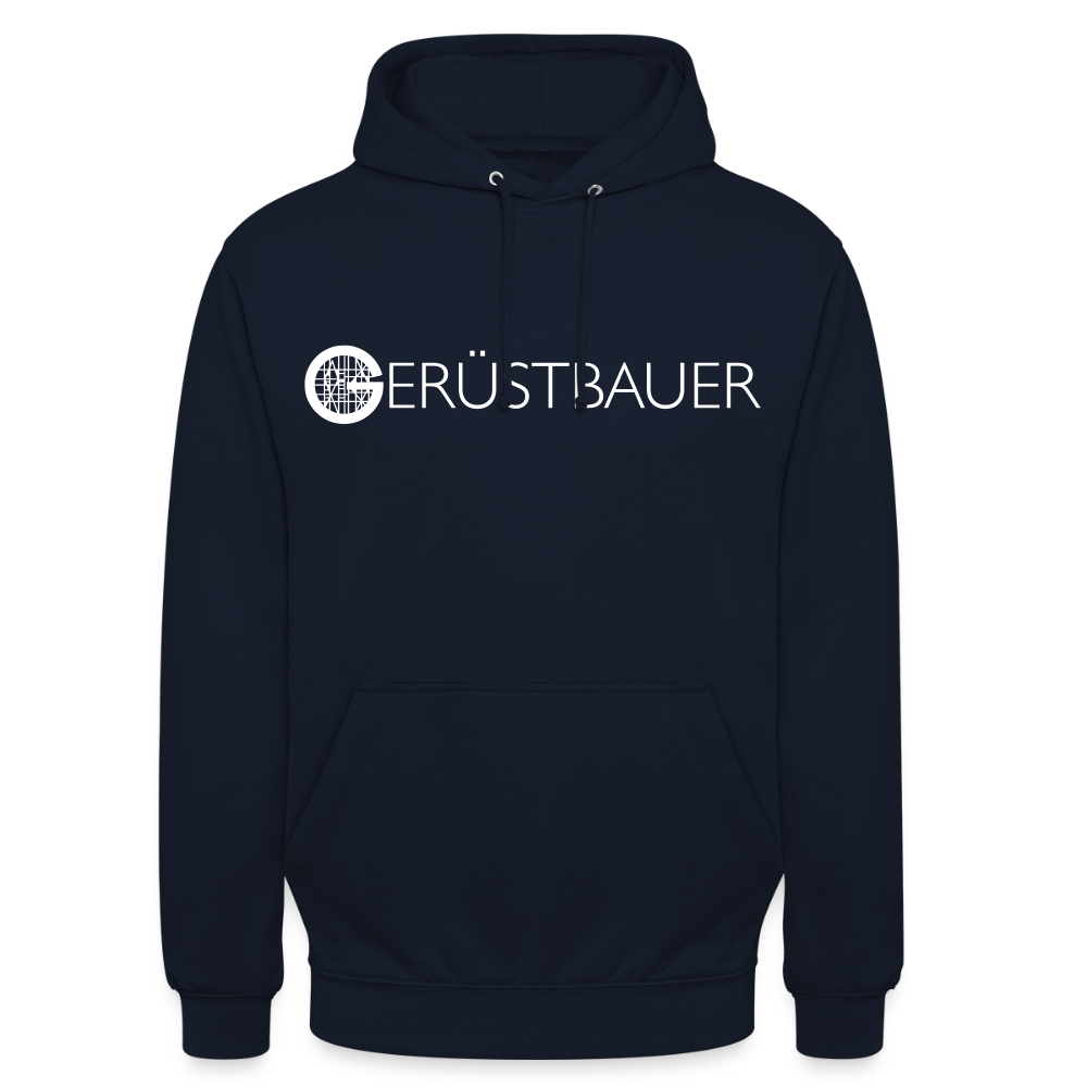 Unisex Hoodie "Gerüstbauer" - Navy
