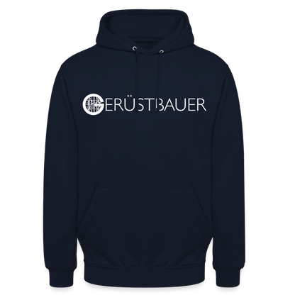 Unisex Hoodie "Gerüstbauer" Navy Unisex Hoodie