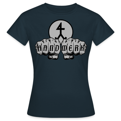 Frauen T-Shirt "Steinmetz" Navy Frauen T-Shirt