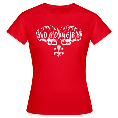 Frauen T-Shirt "Schornsteinfeger" Rot Frauen T-Shirt