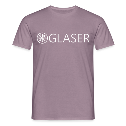 Unisex T-Shirt "Glaser" Lilagrau Männer T-Shirt