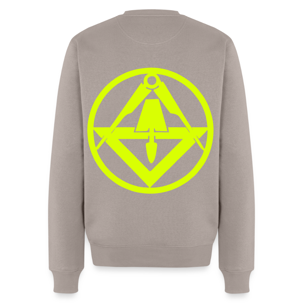 Unisex Premium Pullover "Stuckateur" neongelb Männer Premium Pullover