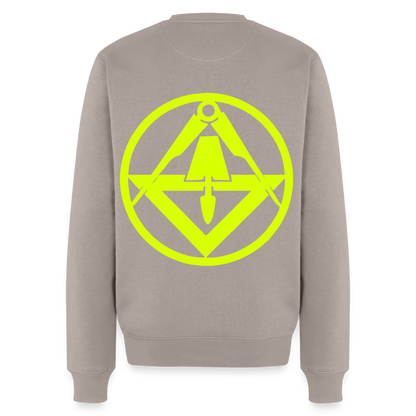 Unisex Premium Pullover "Stuckateur" neongelb Männer Premium Pullover